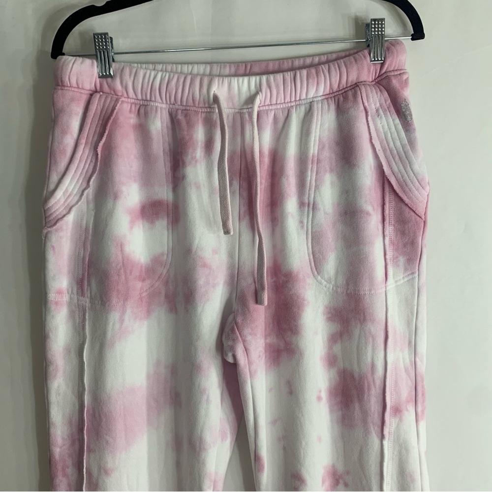 NWT FP Movement by Free People Pink Tie Dye Work It Out Jogger, size L - Picture 5 of 15